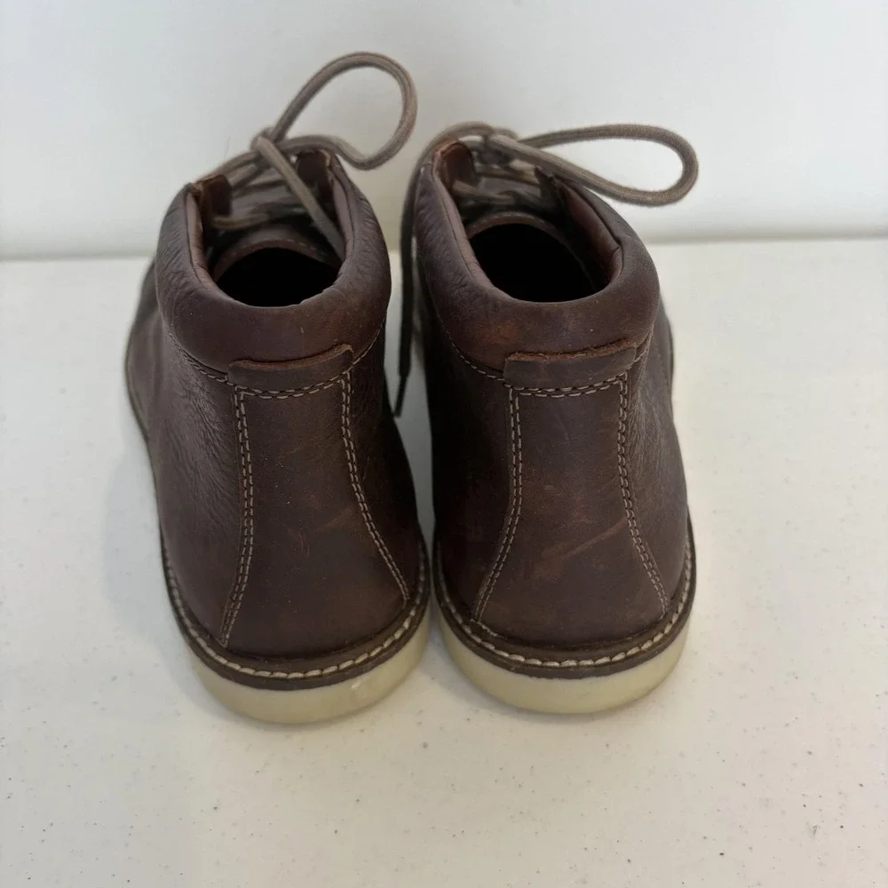 Clarks Collection Shoes Mens Size 11 Brown Leather Chukka Boots Ultimate Comfort